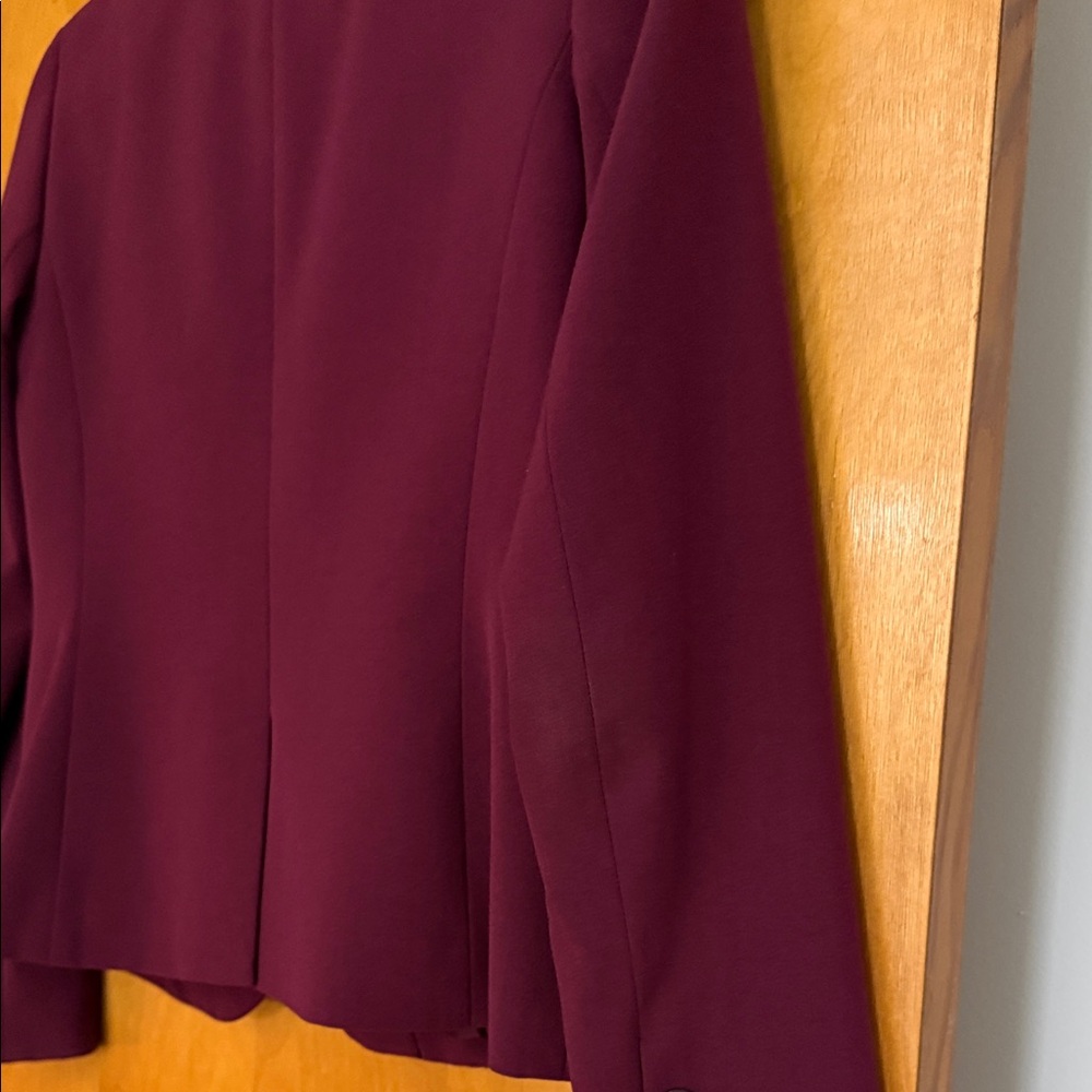 Nine West Rich Burgundy Blazer - Picture 4 of 5